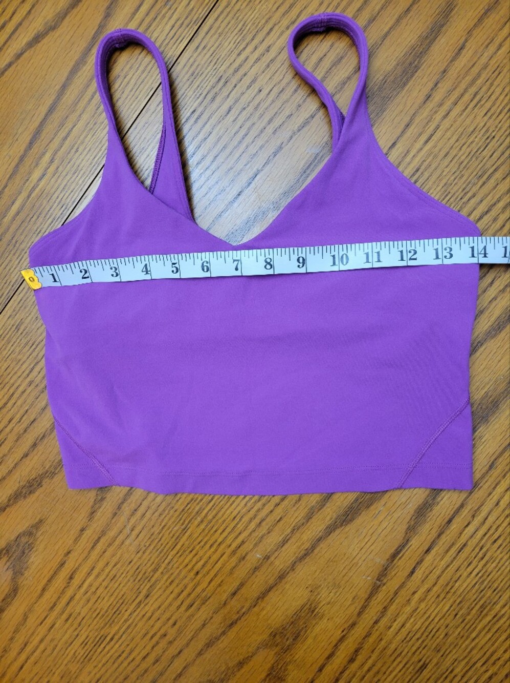 Lululemon Align Crop Tank Top Vivid Plum Purple Light Support A/B Cup Size 8 - Picture 7 of 8